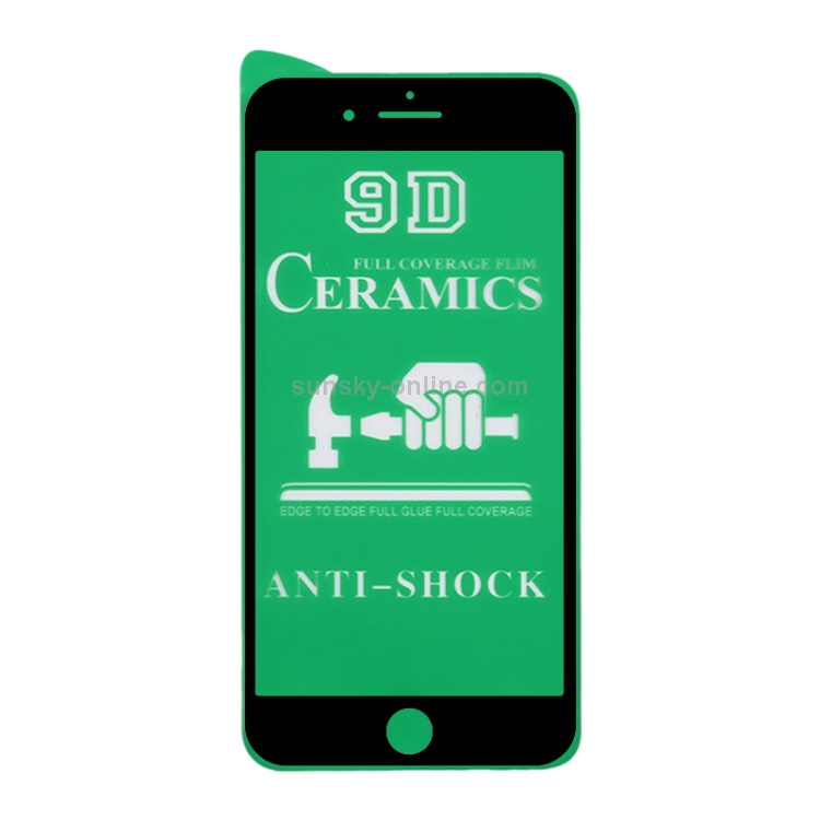 25 PCS 2.5D Full Glue Full Cover Ceramics Film for iPhone 8 / 7(Black) 25 PCS 2.5D Full Glue Full Cover Ceramics Film for iPhone 8 / 7(Black)