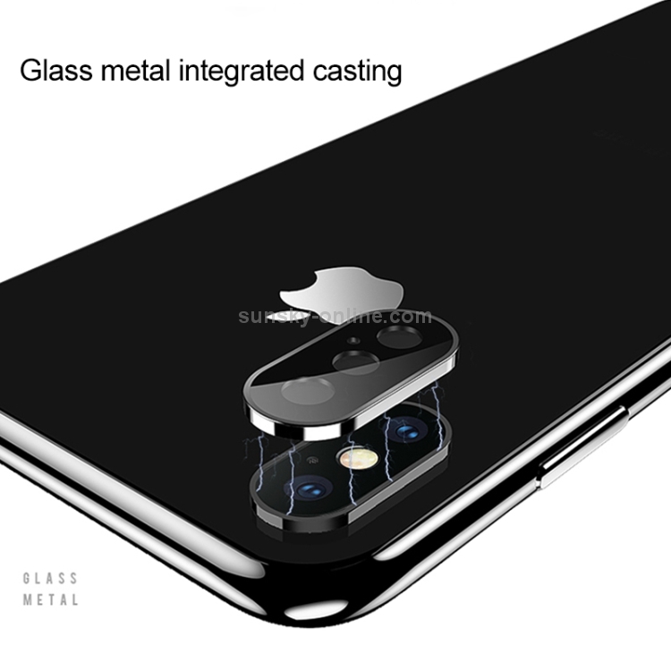 For iPhone XS 10pcs Titanium Alloy Metal Camera Lens Protector Tempered Glass Film(Black) For iPhone XS 10pcs Titanium Alloy Metal Camera Lens Protector Tempered Glass Film(Black)
