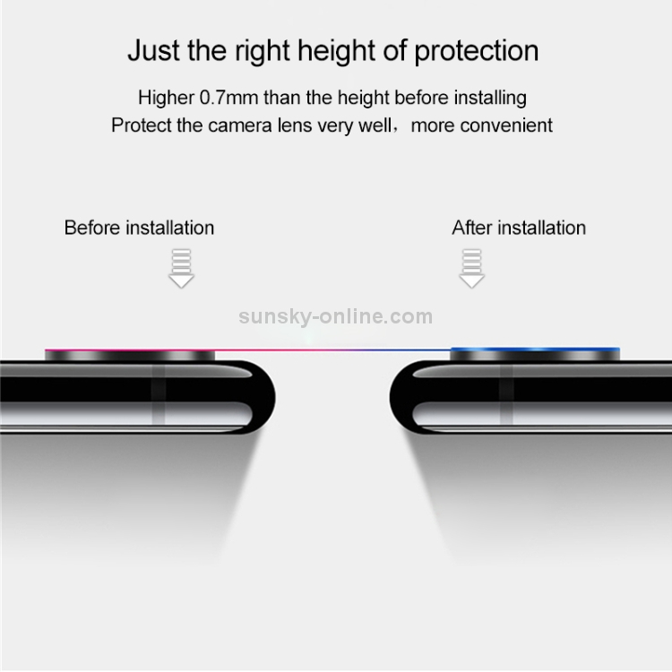 For iPhone XS 10pcs Titanium Alloy Metal Camera Lens Protector Tempered Glass Film(Black) For iPhone XS 10pcs Titanium Alloy Metal Camera Lens Protector Tempered Glass Film(Black)