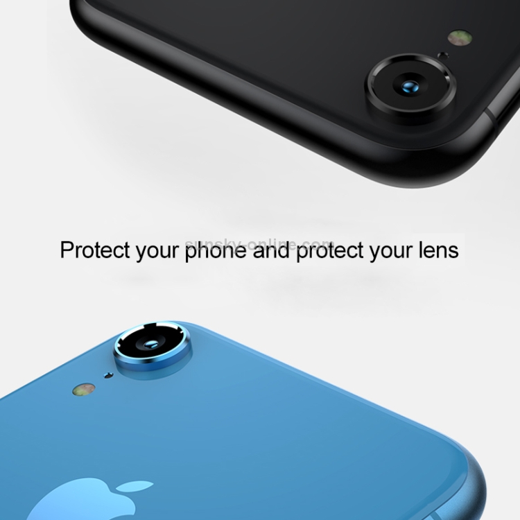 Protecteur d'Objectif iPhone 11 en Métal & Verre Trempé - Noir