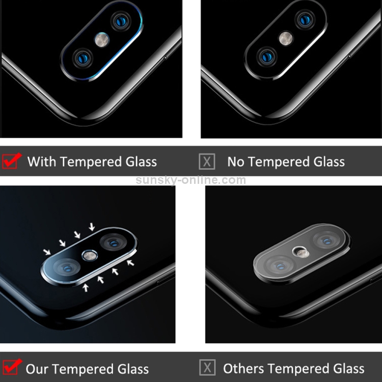 Protector Cristal Templado para Lente Camara XIAOMI REDMI NOTE 8 8 Pro 9H  Glass