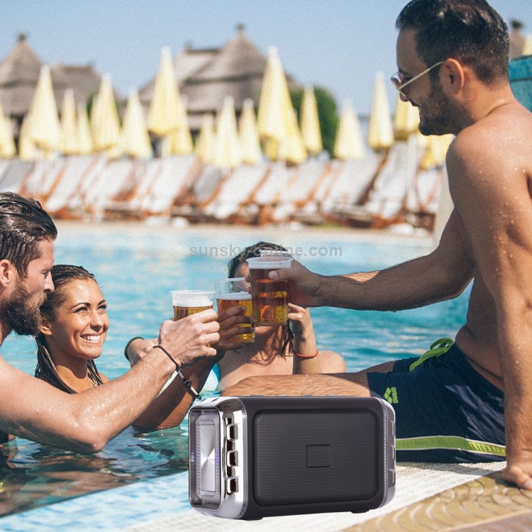 LN-22 DC 5V Portable Wireless Speaker with Hands-free Calling & Dual Colorful LED Light, Support USB & TF Card & 3.5mm Aux LN-22 DC 5V Portable Wireless Speaker with Hands-free Calling & Dual Colorful LED Light, Support USB & TF Card & 3.5mm Aux
