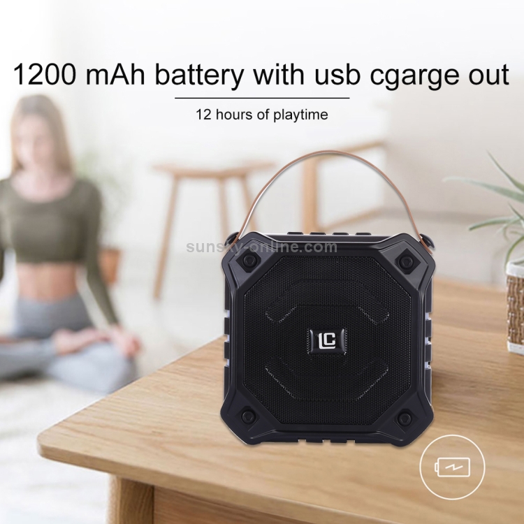 LN-29 DC 5V Portable Wireless Speaker with Hands-free Calling, Support USB & TF Card