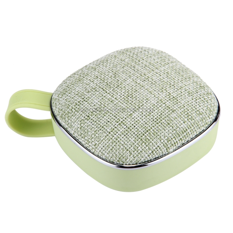 X25 Portable Fabric Design Bluetooth Stereo Speaker with Built-in MIC, Support Hands-free Calls & TF Card & AUX IN, Bluetooth Distance: 10m(Green) X25 Portable Fabric Design Bluetooth Stereo Speaker with Built-in MIC, Support Hands-free Calls & TF Card & AUX IN, Bluetooth Distance: 10m(Green)