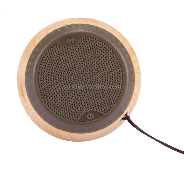 A14 Mini Portable Drum Shaped Wood Texture Bluetooth Stereo Speaker with Lanyard, Bluetooth Distance: 10m(Brown) A14 Mini Portable Drum Shaped Wood Texture Bluetooth Stereo Speaker with Lanyard, Bluetooth Distance: 10m(Brown)