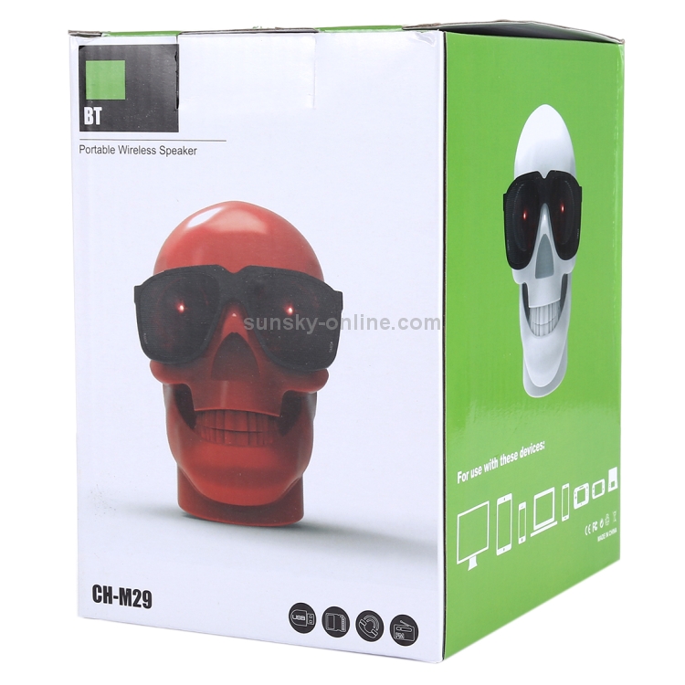 CH-M29 Multifunctional Skull Music Playback Bluetooth Speaker CH-M29 Multifunctional Skull Music Playback Bluetooth Speaker