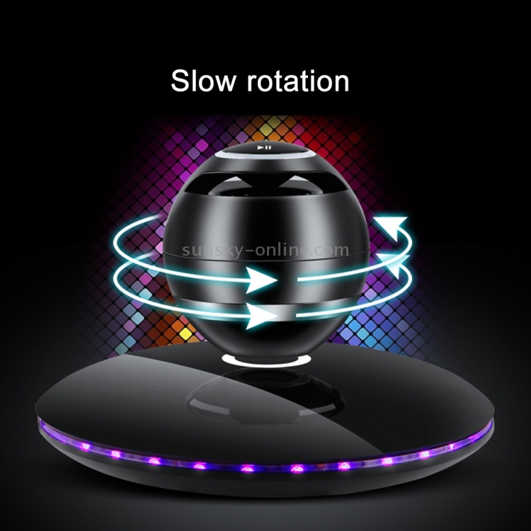 Fashion UFO Shape Magnetic Levitating Suspension 360 Degrees Rotation Bluetooth Wireless Stereo Speaker Audio Receiver Fashion UFO Shape Magnetic Levitating Suspension 360 Degrees Rotation Bluetooth Wireless Stereo Speaker Audio Receiver