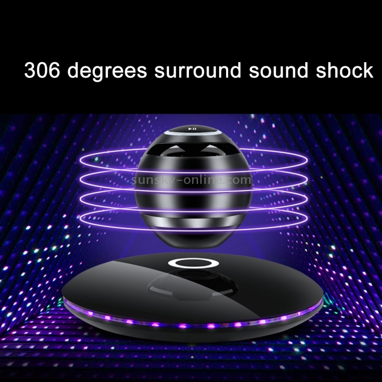 Fashion UFO Shape Magnetic Levitating Suspension 360 Degrees Rotation Bluetooth Wireless Stereo Speaker Audio Receiver Fashion UFO Shape Magnetic Levitating Suspension 360 Degrees Rotation Bluetooth Wireless Stereo Speaker Audio Receiver