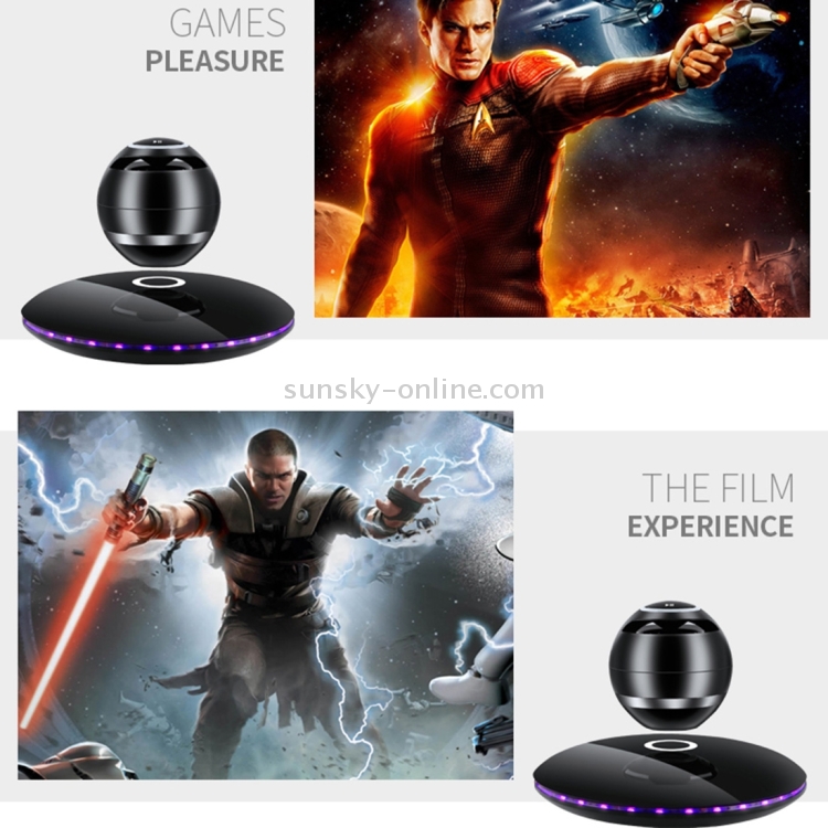 Fashion UFO Shape Magnetic Levitating Suspension 360 Degrees Rotation Bluetooth Wireless Stereo Speaker Audio Receiver Fashion UFO Shape Magnetic Levitating Suspension 360 Degrees Rotation Bluetooth Wireless Stereo Speaker Audio Receiver