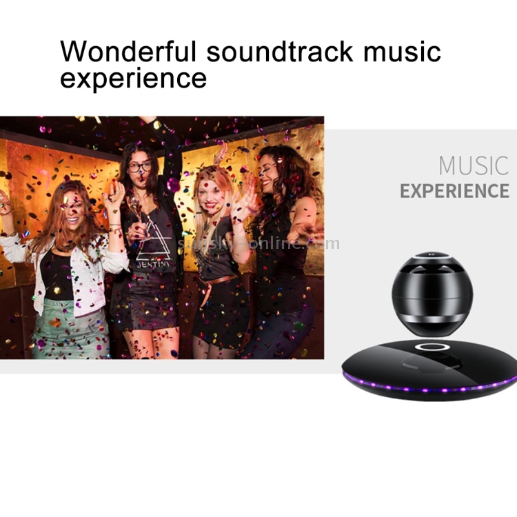 Fashion UFO Shape Magnetic Levitating Suspension 360 Degrees Rotation Bluetooth Wireless Stereo Speaker Audio Receiver Fashion UFO Shape Magnetic Levitating Suspension 360 Degrees Rotation Bluetooth Wireless Stereo Speaker Audio Receiver