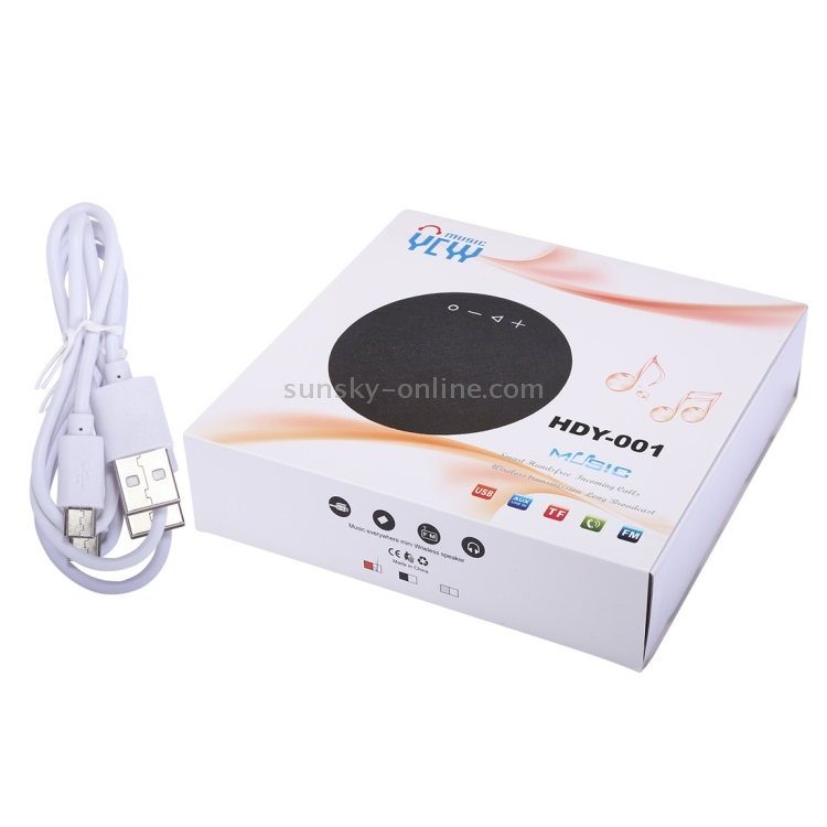 HDY-001 Portable Round Shaped Fabric Design Bluetooth Stereo Speaker HDY-001 Portable Round Shaped Fabric Design Bluetooth Stereo Speaker