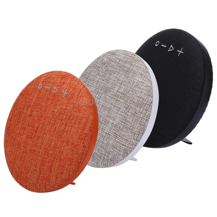 HDY-001 Portable Round Shaped Fabric Design Bluetooth Stereo Speaker HDY-001 Portable Round Shaped Fabric Design Bluetooth Stereo Speaker