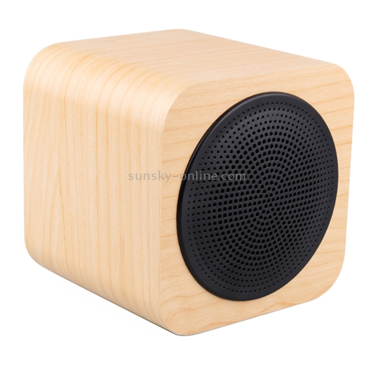 A008 Portable Wood Cubic Bluetooth V4.1 Stereo Speaker with Mic, Support Hands-free & AUX Line In (Yellow) A008 Portable Wood Cubic Bluetooth V4.1 Stereo Speaker with Mic, Support Hands-free & AUX Line In (Yellow)