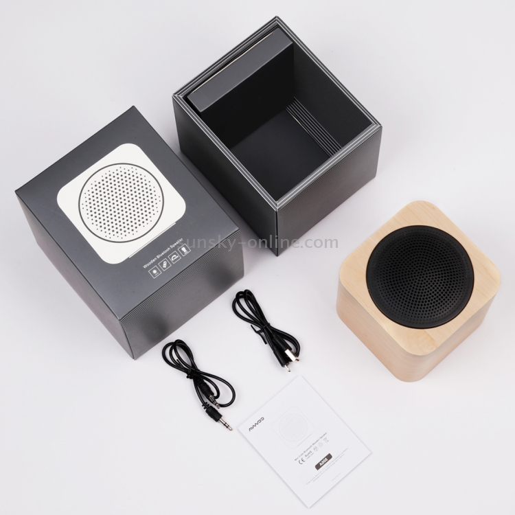 A008 Portable Wood Cubic Bluetooth V4.1 Stereo Speaker with Mic, Support Hands-free & AUX Line In (Yellow) A008 Portable Wood Cubic Bluetooth V4.1 Stereo Speaker with Mic, Support Hands-free & AUX Line In (Yellow)