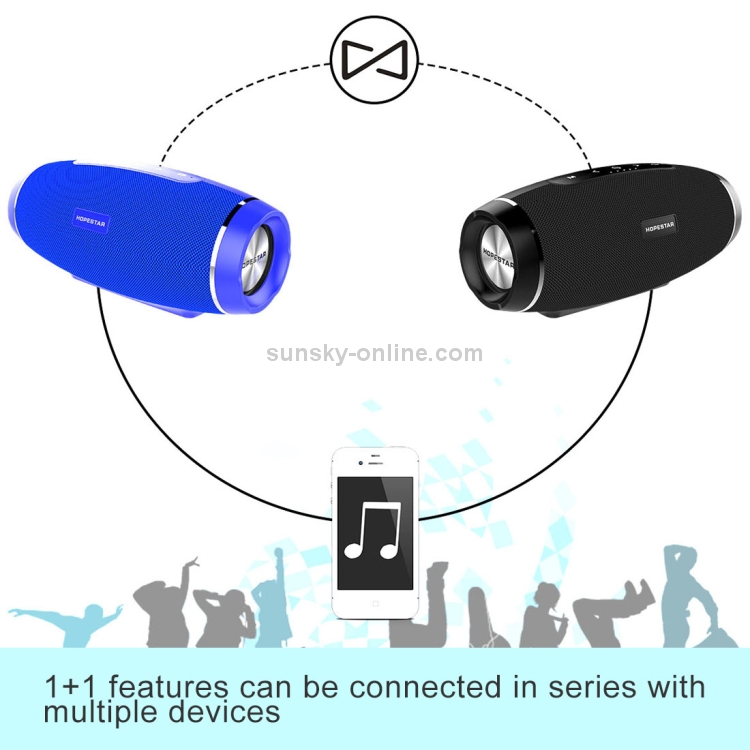 HOPESTAR H27 Mini Portable Rabbit Wireless Bluetooth Speaker, Built-in Mic, Support AUX / Hand Free Call / FM / TF(Blue) HOPESTAR H27 Mini Portable Rabbit Wireless Bluetooth Speaker, Built-in Mic, Support AUX / Hand Free Call / FM / TF(Blue)