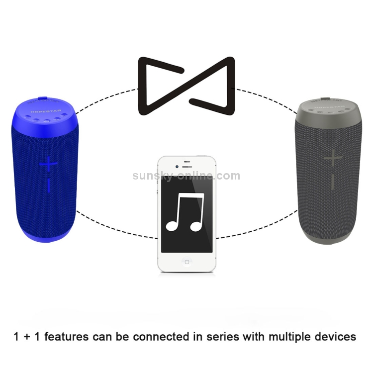 HOPESTAR P7 Mini Portable Rabbit Wireless Bluetooth Speaker, Built-in Mic, Support AUX / Hand Free Call / FM / TF(Grey) HOPESTAR P7 Mini Portable Rabbit Wireless Bluetooth Speaker, Built-in Mic, Support AUX / Hand Free Call / FM / TF(Grey)