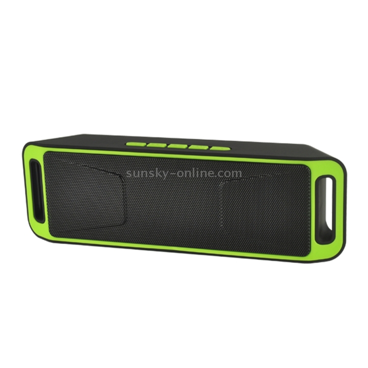 Sc208 hifi portable wireless bluetooth 4.0 stereo super bass hot sale speaker sound box subwoofer tf usb fm radio call