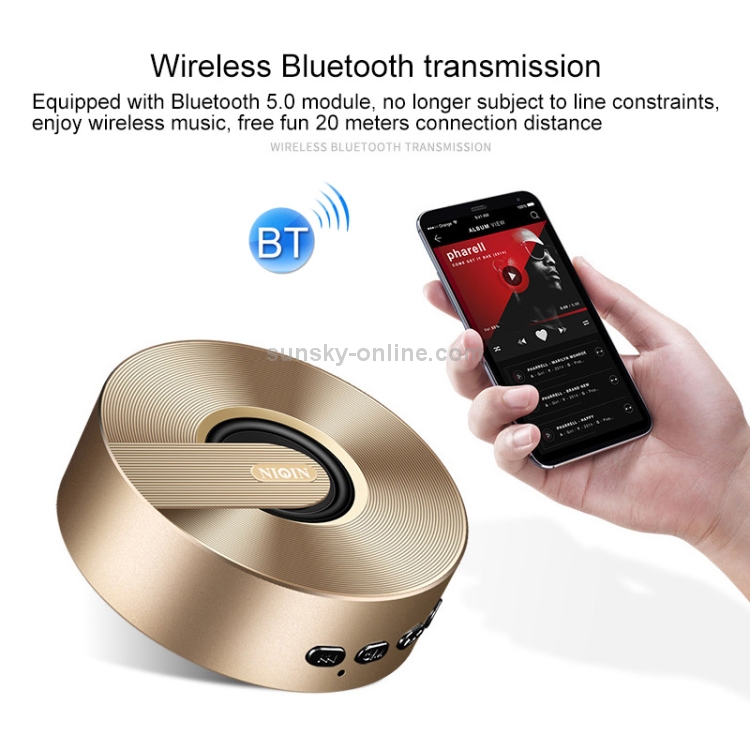 S1 Mini Bluetooth Speaker WeChat Collection Voice Broadcaster (Gold) S1 Mini Bluetooth Speaker WeChat Collection Voice Broadcaster (Gold)