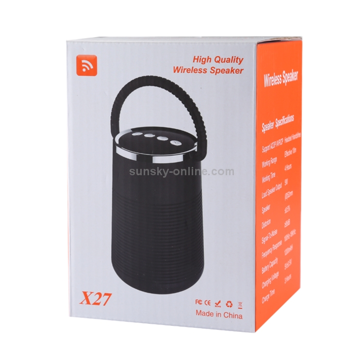 X27 Portable Stereo Music Wireless Bluetooth Speaker X27 Portable Stereo Music Wireless Bluetooth Speaker