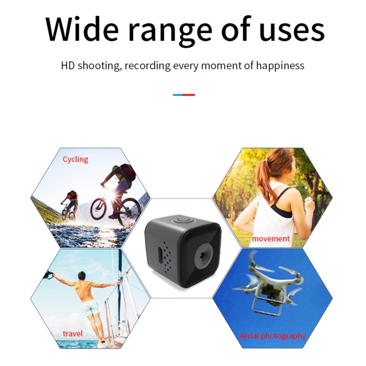 SQ28 1080P Mini cámara inteligente HD a prueba de agua, compatible con visión nocturna y detección de movimiento - 13