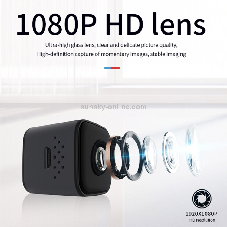 SQ28 1080P Mini cámara inteligente HD a prueba de agua, compatible con visión nocturna y detección de movimiento - 6