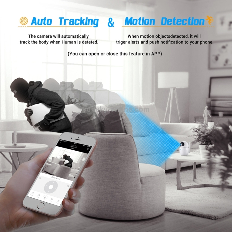 ESCAM QF903 WiFi IP攝像機，支持夜視移動偵測TF卡澳規