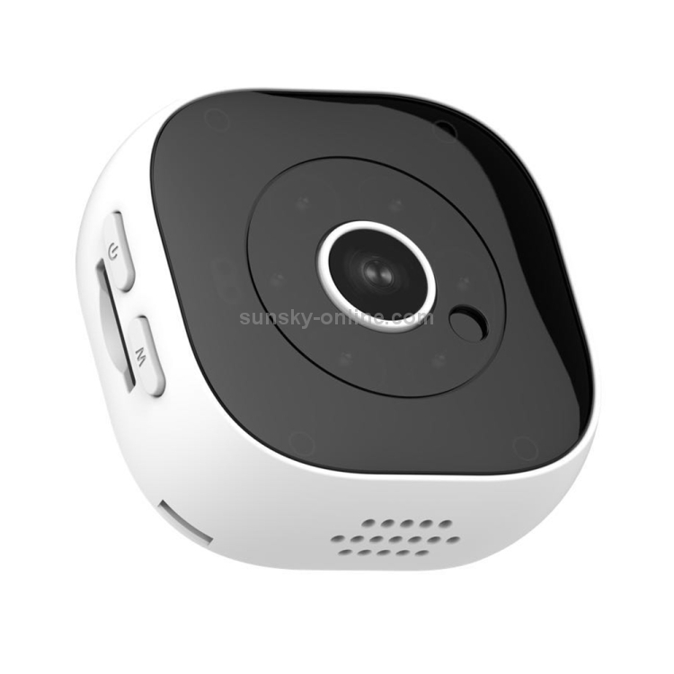 H9 Mini HD 1280 x 720P 120 GRADOS Cámara de vigilancia inalámbrica inteligente con WiFi inteligente inteligente (blanco) - 1
