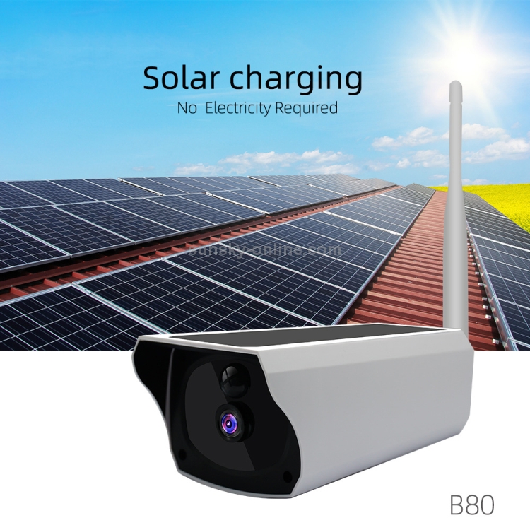 TELECAMERA CON PANNELLO SOLARE WIFI DA ESTERNO IP67 2.0MP SENSORE PIR