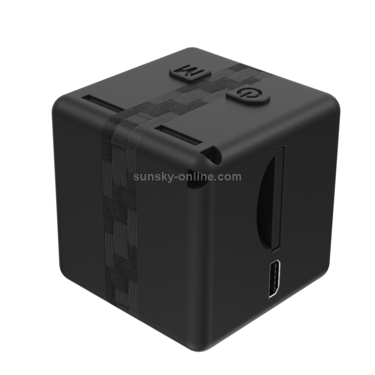 JAKCOM CC2 1080P HD Recorder Cube Smart Mini cámara, con visión nocturna por infrarrojos y detección de movimiento (negro) - 2