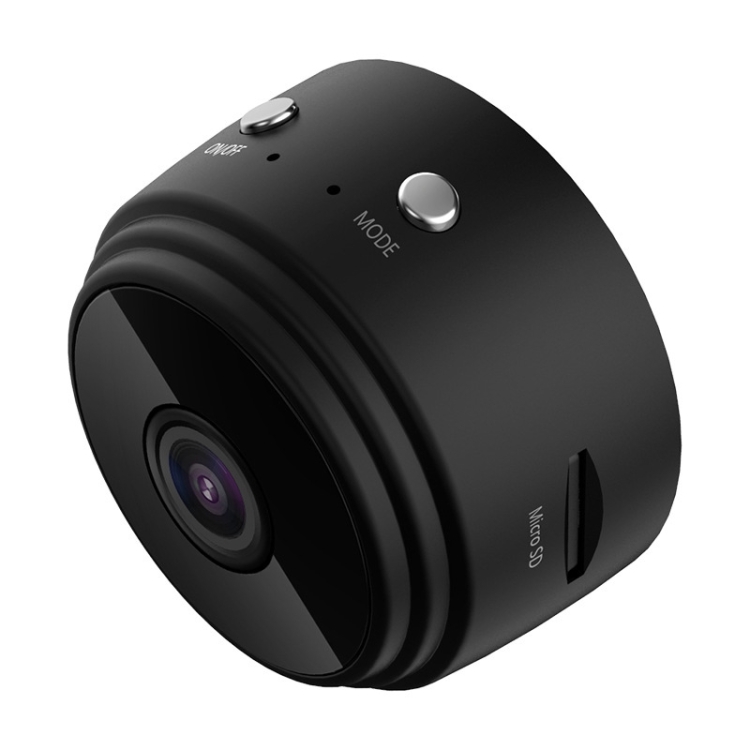 Grabador gran angular de visión nocturna con cámara de red inalámbrica A9 1080P Wifi (negro) - 2