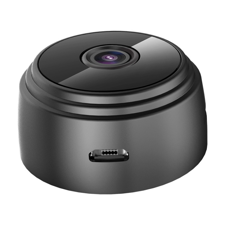 Grabador gran angular de visión nocturna con cámara de red inalámbrica A9 1080P Wifi (negro) - 3