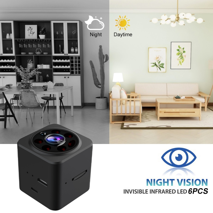 Cámara de vigilancia inteligente WiFi inalámbrica S3 HD 1080P compatible con intercomunicador de voz bidireccional (negro) - 3
