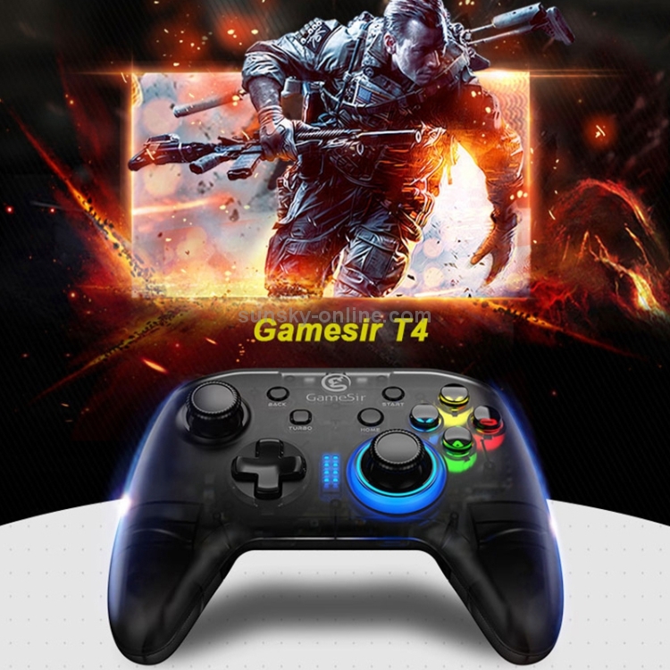 GameSir T4 2.4G Wireless Edition Gamepad Game Controller with USB Receiver GameSir T4 2.4G Wireless Edition Gamepad Game Controller with USB Receiver
