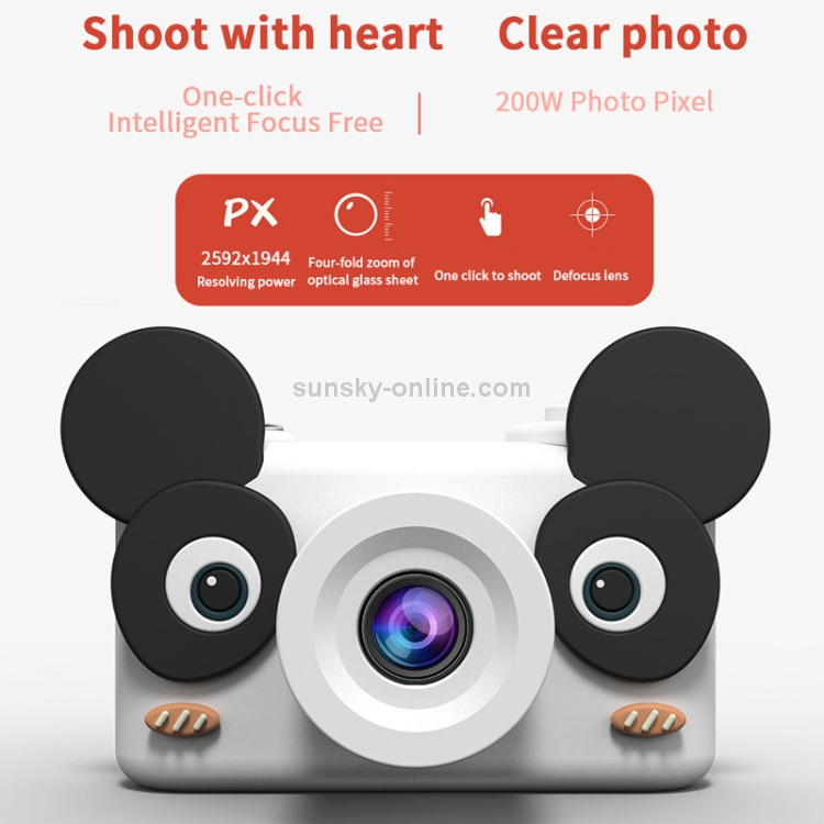 Wewoo - Caméra Enfant D3 PLUS 1200W Pixel Lens Cartoon Mini-caméra