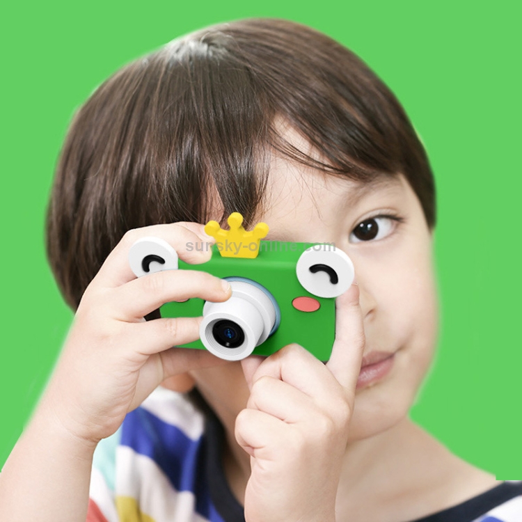 D9 8.0 Mega Pixel Lens Fashion Mini cámara deportiva digital delgada y liviana con pantalla de 2.0 pulgadas y funda protectora con forma de alce y memoria de 32G para niños - 8