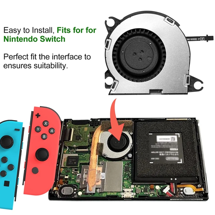 26€48 sur Ventilateur de refroidissement avec lumière bleue FONGWAN pour  Nintendo Switch OLED Dock-Noir - Jeux vidéo - Achat & prix