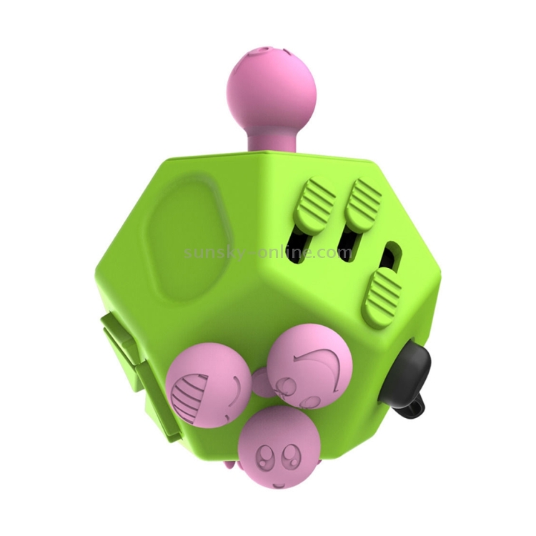 12 Sides Fidget Cube Generation 2 Decompression Toy Desk Magic Dice Funny  Relieves Anxiety and Stress