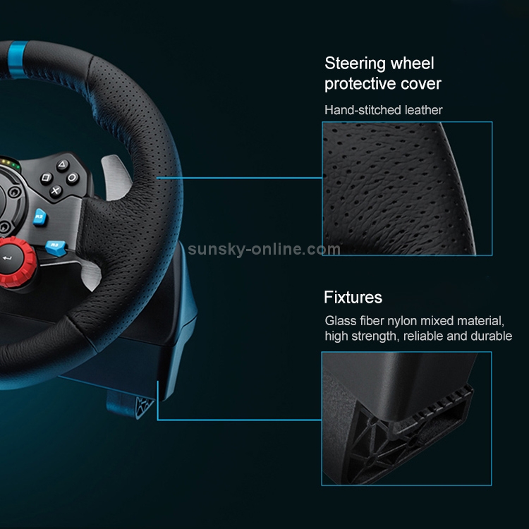 Logitech G29 Game Racing Racing Wheel Wheel Pedal SHIFT LEVERA PARA PS3 /  PS4 / PS5
