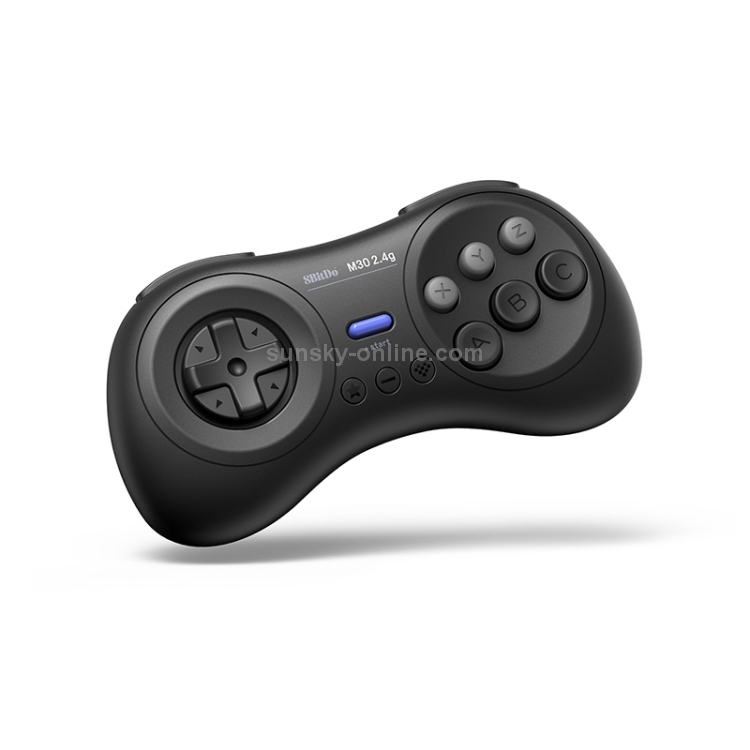 8BitDo M30 2.4G Wireless Gamepad for the Original Sega Genesis and Sega Mega Drive - Sega Genesis 8BitDo M30 2.4G Wireless Gamepad for the Original Sega Genesis and Sega Mega Drive - Sega Genesis