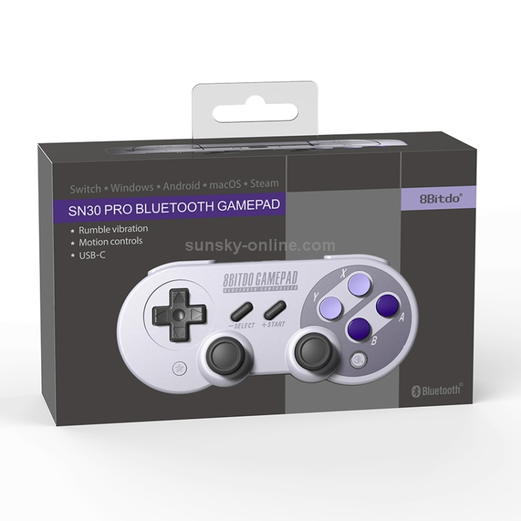 8Bitdo SN30Pro Wireless Bluetooth Gamepad Joystick for Switch Android Rumble Vibration Motion Controls 8Bitdo SN30Pro Wireless Bluetooth Gamepad Joystick for Switch Android Rumble Vibration Motion Controls