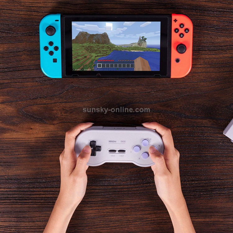 8BitDo SN30 Wireless Bluetooth Controller, Support Nintendo Switch Android MacOS Gamepad(Grey) 8BitDo SN30 Wireless Bluetooth Controller, Support Nintendo Switch Android MacOS Gamepad(Grey)