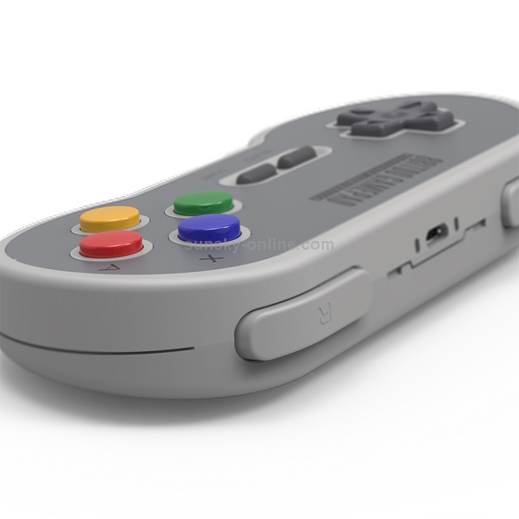 8Bitdo SN30 2.4G Wireless Gamepad Retro Controller with 2.4G NES Receiver USB-C Wireless Game Pad for SNES Classic Edition(Grey) 8Bitdo SN30 2.4G Wireless Gamepad Retro Controller with 2.4G NES Receiver USB-C Wireless Game Pad for SNES Classic Edition(Grey)