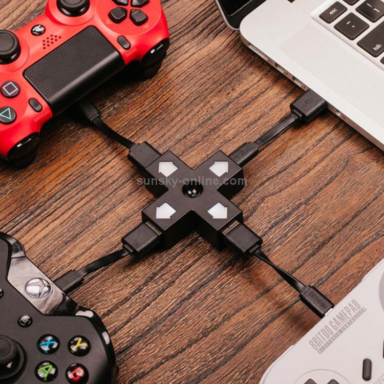 8BitDo Dpad USB hub Dpad HUB 1 input 3 USB Charge Ports 2.0/1.1 Directional pad shaped Hub 8BitDo Dpad USB hub Dpad HUB 1 input 3 USB Charge Ports 2.0/1.1 Directional pad shaped Hub