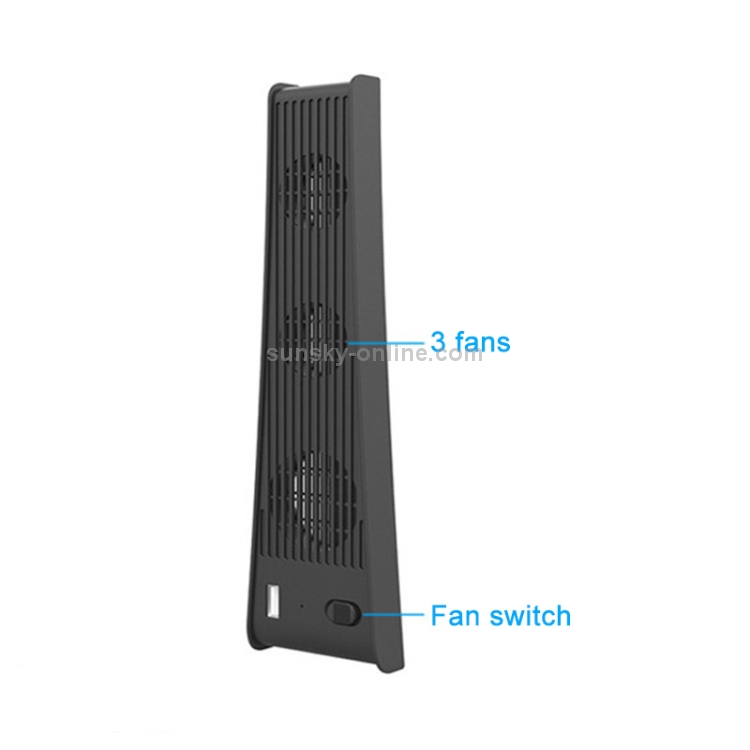 KJH P5-009 Console Cooling Fan For PS5(Black)