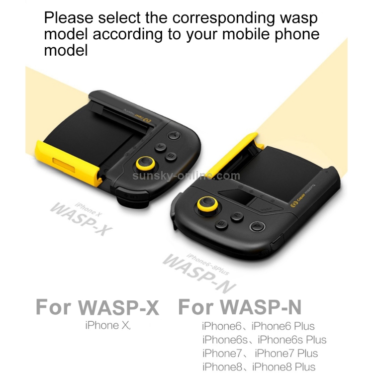 FLYDIGI Wasp X Version Rocker Button Shooting Physical Connection One-hand Gamepad for iPhone X & XS / XS Max FLYDIGI Wasp X Version Rocker Button Shooting Physical Connection One-hand Gamepad for iPhone X & XS / XS Max