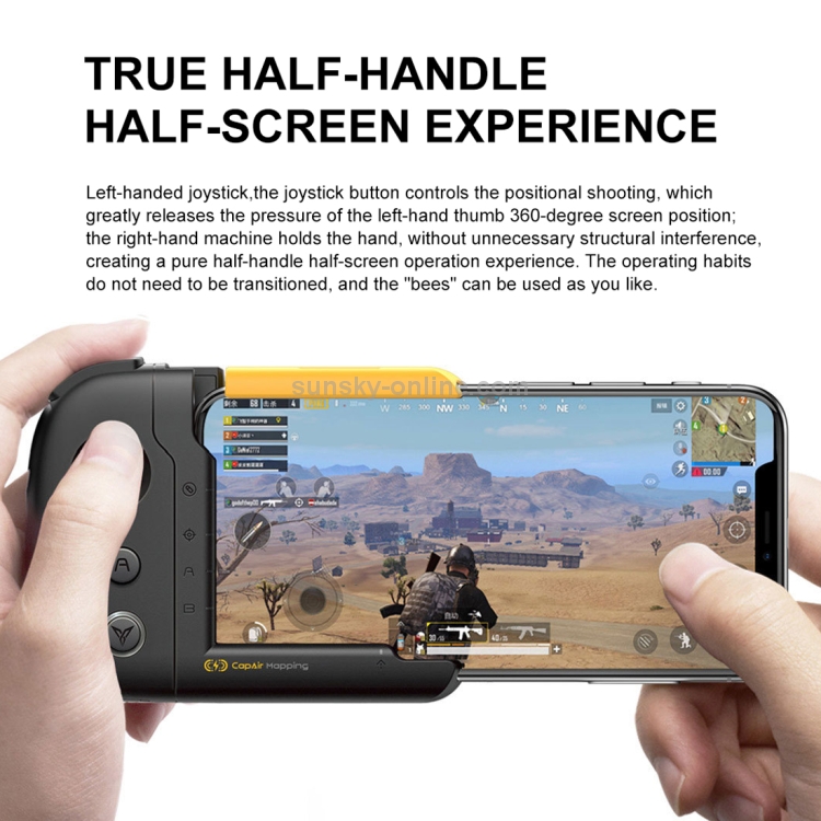 FLYDIGI Wasp X Version Rocker Button Shooting Physical Connection One-hand Gamepad for iPhone X & XS / XS Max FLYDIGI Wasp X Version Rocker Button Shooting Physical Connection One-hand Gamepad for iPhone X & XS / XS Max