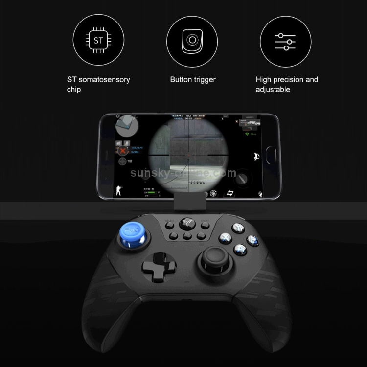 Xiaomi X8pro 2.4GHz-2.48GHz Wireless + Bluetooth Dual Mode Gamepad with Detachable Phone Holder Xiaomi X8pro 2.4GHz-2.48GHz Wireless + Bluetooth Dual Mode Gamepad with Detachable Phone Holder