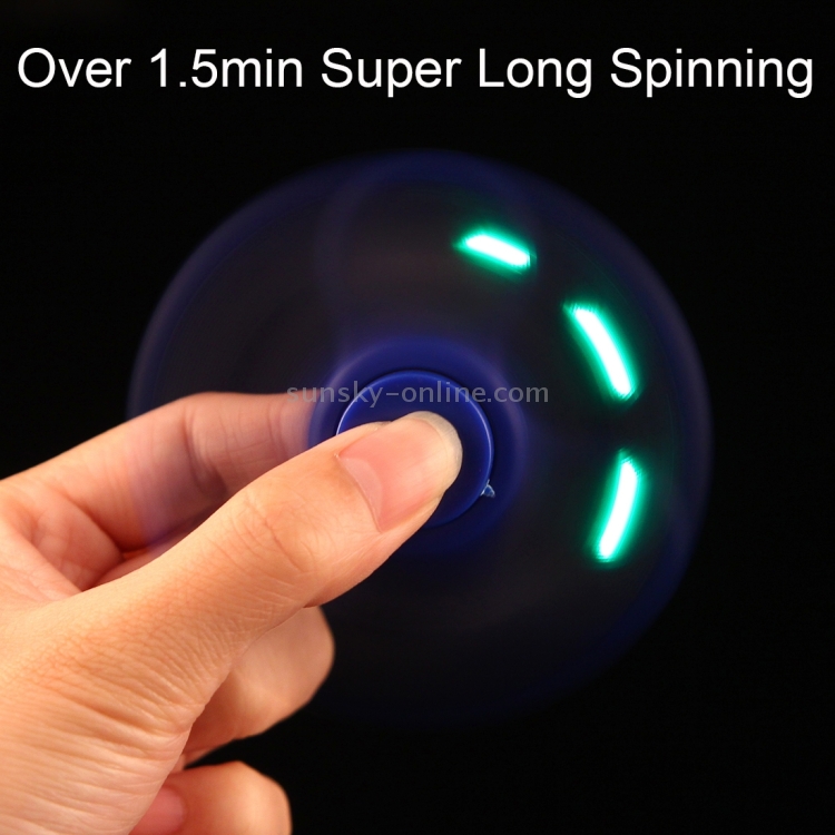 LED Light Fidget Tri-Spinner Focus Toys ABS Finger Ball For Kids/Adult SC NEW 