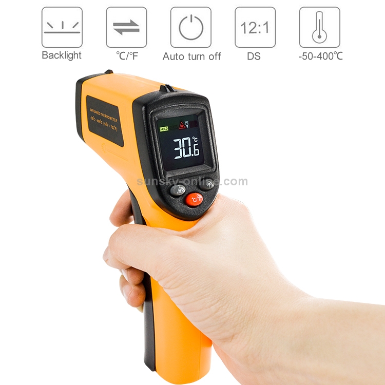 VEVOR Infrared Theroeter, -40°F~2732°F Dual Laser Teperature Gun Non-Contact, Handheld IR
