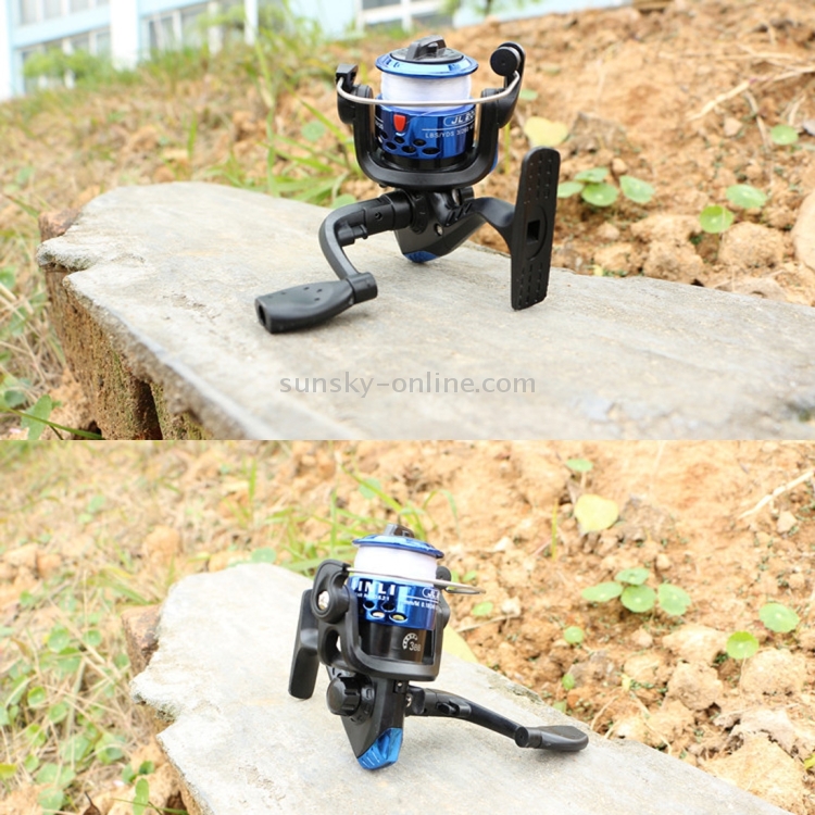 JL200 Plating Plastic 3 Ball Bearings Handle Fishing Spinning Reel with Transparent Lines(Red) JL200 Plating Plastic 3 Ball Bearings Handle Fishing Spinning Reel with Transparent Lines(Red)